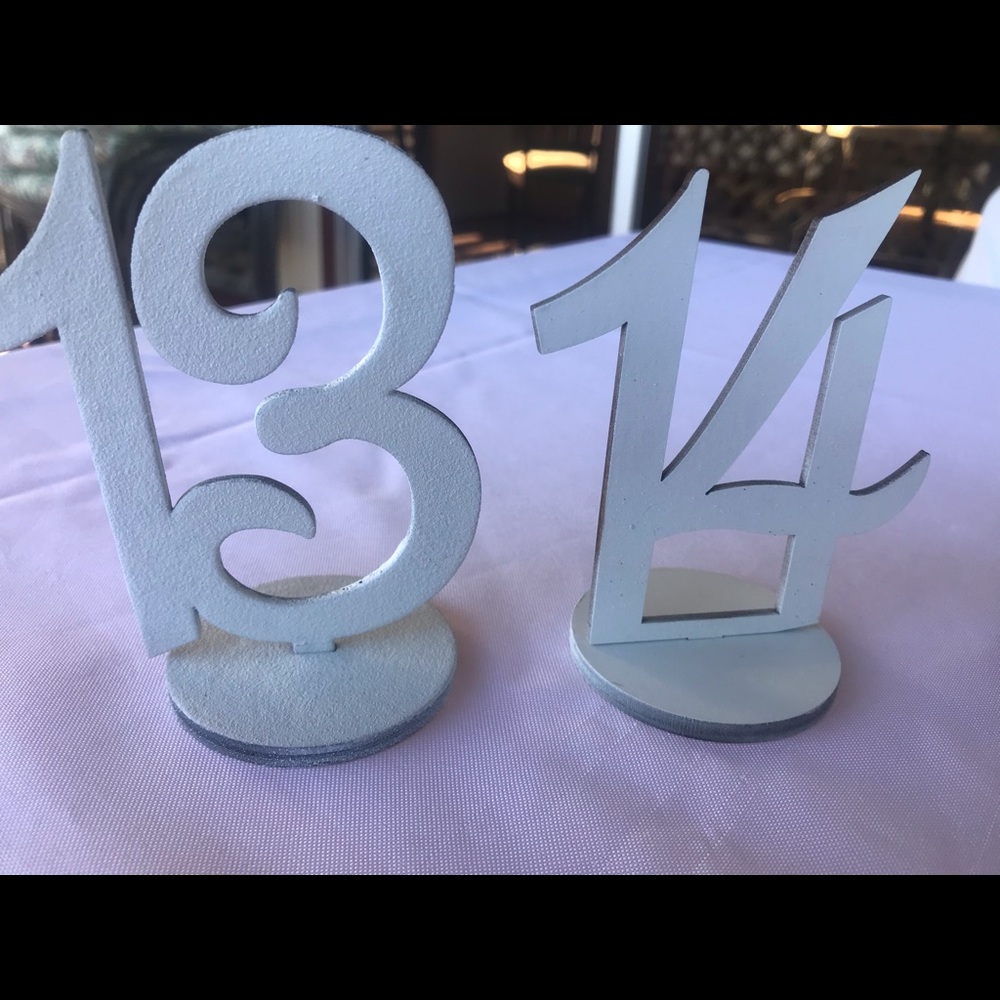 Wedding Table Numbers - Picture 3 of 6